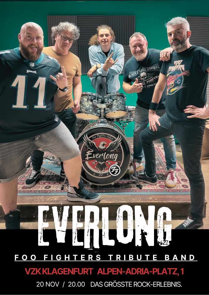 Back to the 90’s – Foo Fighters Tribute Experience mit Everlong (IT)